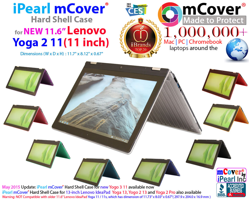 iPearl mCover® Hard shell for Lenovo 11 11.6-inch Laptops