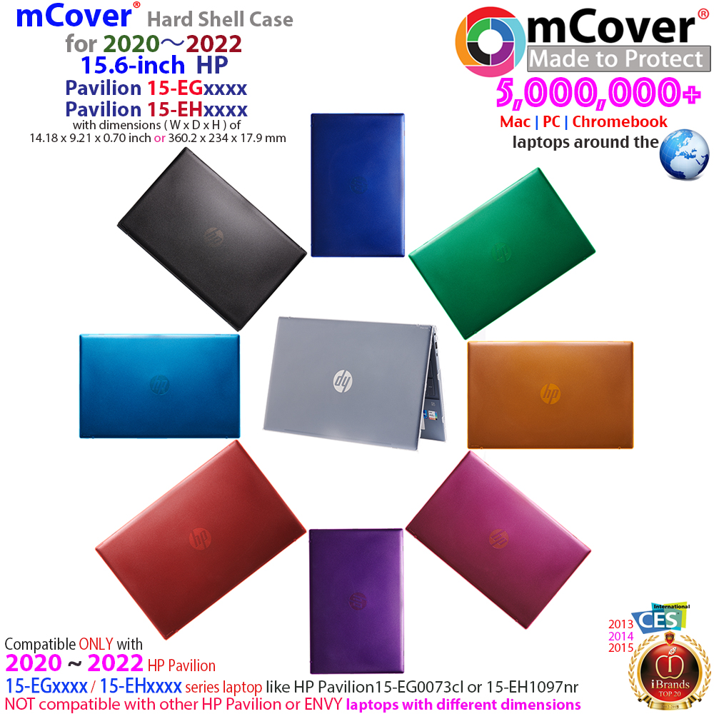 mCover Case Compatible for 2020~2022 15.6-inch HP 15-DYxxxx / 15-EFxxxx  Series ONLY (NOT Fitting Any Other HP Laptop Models) Notebook PC - Clear